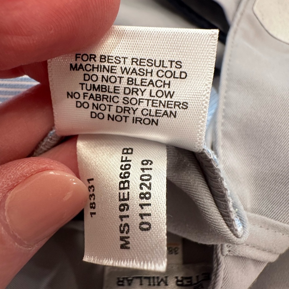 Peter Millar Performance Light Gray Trousers - image 7